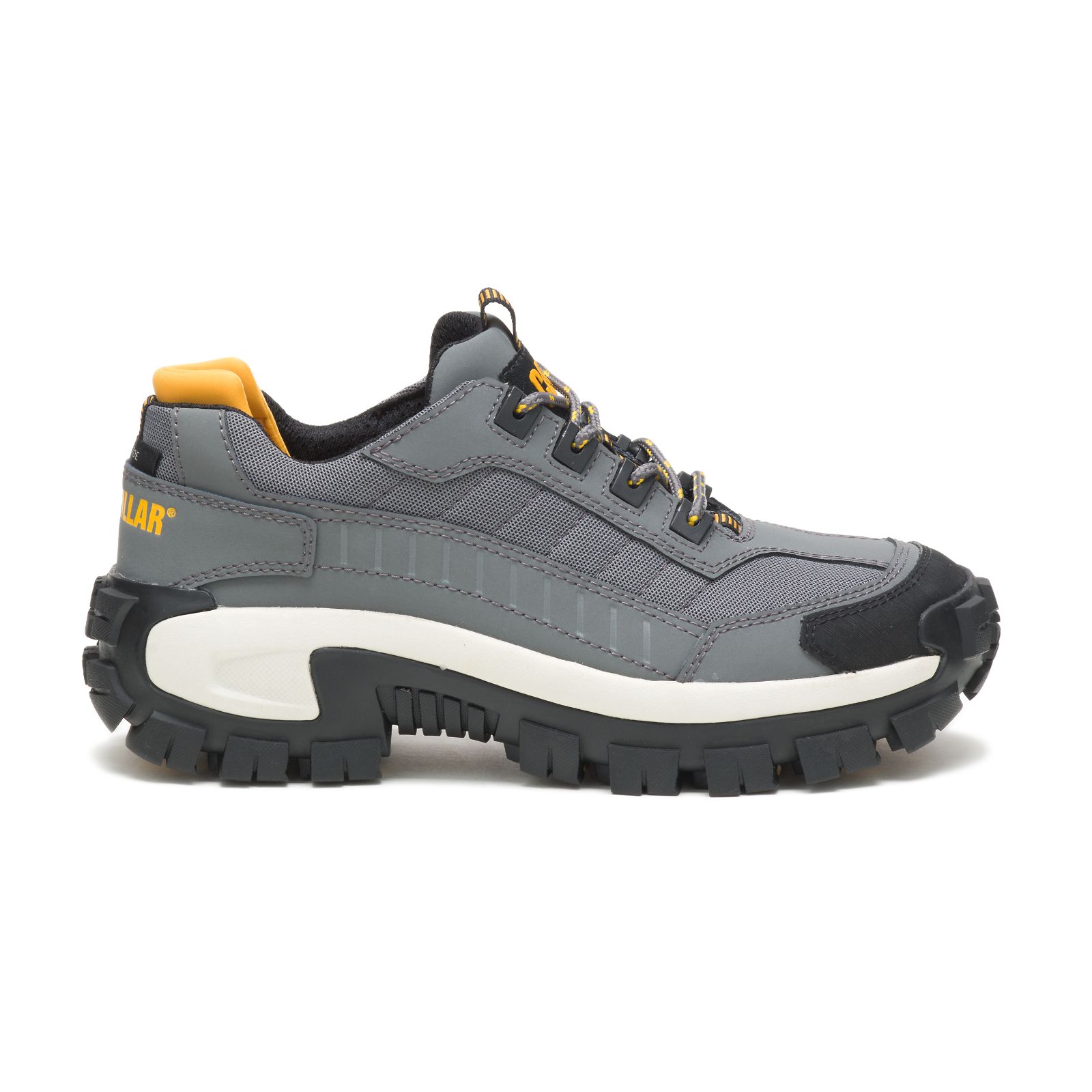 Caterpillar Invader Steel Toe Philippines - Mens Work Shoes - Grey 01983QCUW